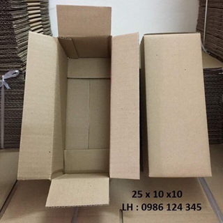 25x10x10 thùng hộp carton giá rẻ