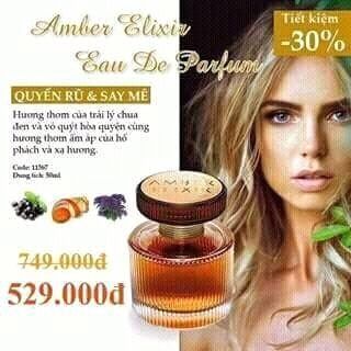Nước hoa nữ Amber Elixir Eau de Parfum
