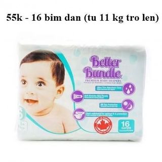Bỉm dán Better Bundle Canada size 1 cho bé dưới 5kg