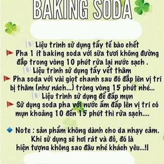 Baking Soda trắng răng