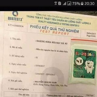 Baking Soda trắng răng