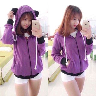 ÁO KHOÁC NỈ
-----CAM KẾT-----
Giá chỉ từ 80k/áo
Cam kết Y HÌNH 
Chất liệu nỉ
Form dáng chuẩn freesize