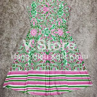 MS 015189 ĐẦM HỌA TIẾT DÁNG XÒE TAYLOR