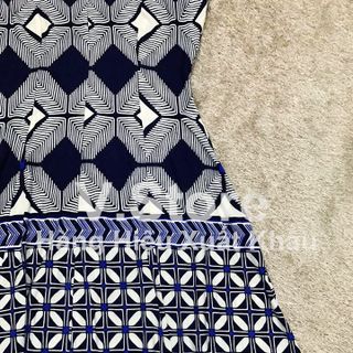 MS 01518 ĐẦM HỌA TIẾT DÁNG XÒE TAYLOR