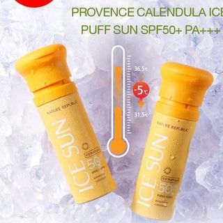 Kem chống nắng làm lạnh da NATURE REPUBLIC ICE PUFF SUN SPF50 PA cho da mặt