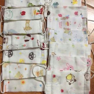 khẩu trang xô 3 lớp cho bé