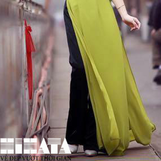 Áo dài trơn Hihata
