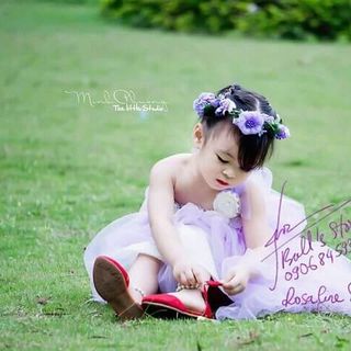 Đầm công chúa tutu rosaline tím