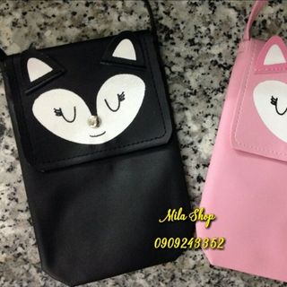 TÚI MINI CÁO MÀU NGẪU NHIÊN ĐEN/ HỒNG