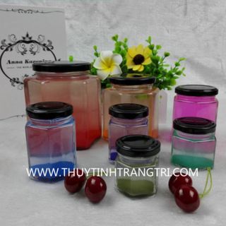 HỦ THỦY TINH LỤC GIÁC các cỡ
