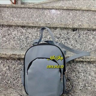 BA LÔ MINI DA 3 Màu Đen/Xám/Đỏ