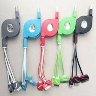 Dây sạc 4 chân cuộn- giá sỉ giá tốt