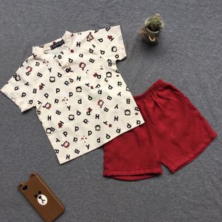 Bộ đũi bé trai cổ tàu