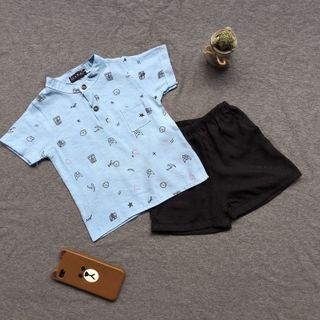 Bộ đũi bé trai cổ tàu