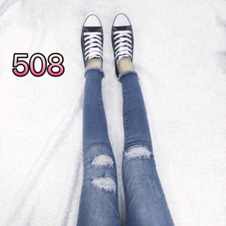 quần jeans dài hai da co giãn