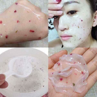 Mặt nạ thạch collagen hoa hồng