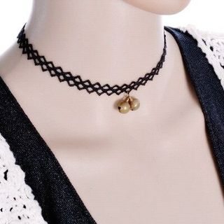 Dây chuyền choker ren