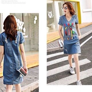 đầm jeans