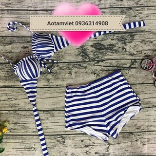 Bikini sọc xanh yêu