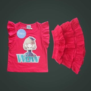 Bộ váy Cagra hồng