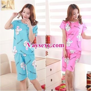Bộ cotton mặc nhà