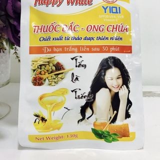 Kem và bột tắm trắng massage hạt Collagen Thuốc Bắc - Ong Chúa Happy White giá sỉ