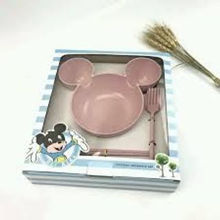 Set bát đũa ăn dặm Micky cho bé giá sỉ