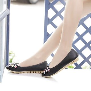 LOẠI I-GIÀY BÚP BÊ DA ĐÍNH HOA XINH