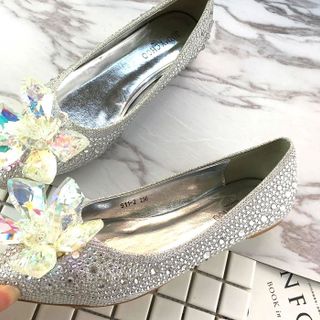 LOẠI I-GIÀY BÚP BÊ ĐÁ ĐÍNH HOA PHA LÊ