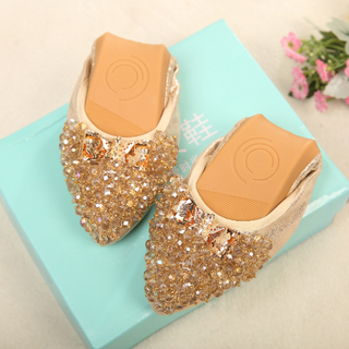 LOẠI I-GIÀY BÚP BÊ CƯỜM DA MỀM ĐÍNH NƠ XINH