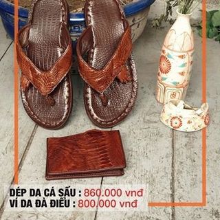 dép da cá sấu thái lan