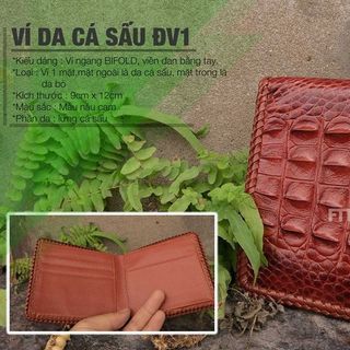 ví da cá sấu đà điểu 100 thái lan