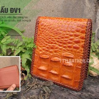 ví da cá sấu đà điểu 100 thái lan