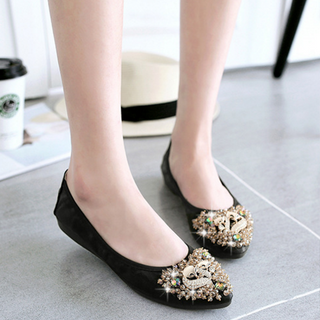 LOẠI I-GIÀY BÚP BÊ ĐÍNH ĐÁ HỒ LY
