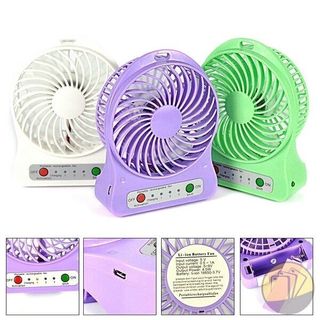 Quạt mini tích điện sạc