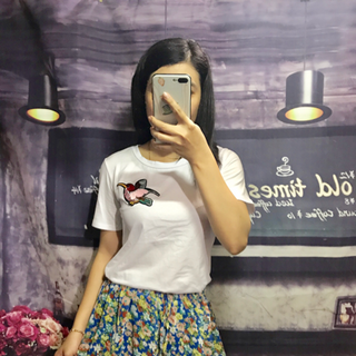 quần giả váy hoa