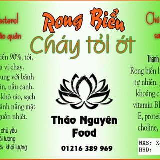 Rong biển sấy tỏi ớt