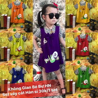 set váy cát hàng vào hè thu