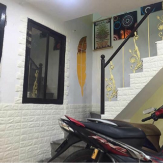 tấm dán giả gạch màu trắng