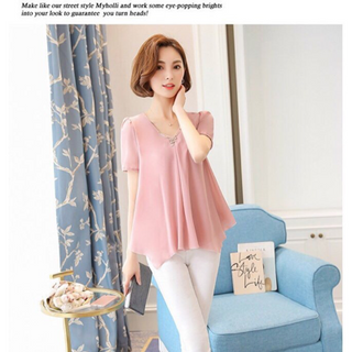 ÁO SƠ MI CHIFFON KÈM PHỤ KIỆN - DT240