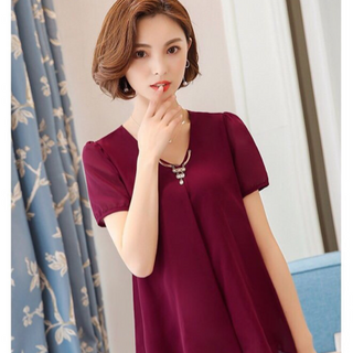 ÁO SƠ MI CHIFFON KÈM PHỤ KIỆN - DT240