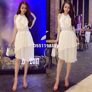 Đầm vol dạo phố