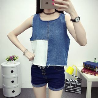 Áo denim ngắn quảng châu áo jean quảng châu áo croptop denim quảng châu áo form rộng quảng châu áo form ngắn quảng châu áo quảng châu giá sỉ