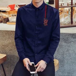 Sơ mi thêu rắn