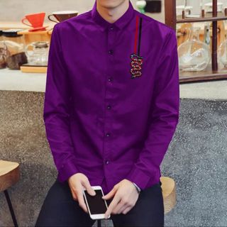 Sơ mi thêu rắn
