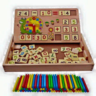 bảng gỗ ho bé học toán