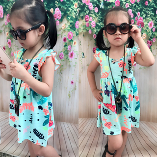 Váy cánh tiên cotton công ty dư