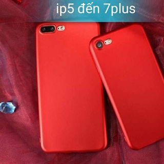 Ốp dẻo full đỏ Ip566P7 7P giá sỉ