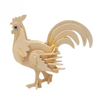 MÔ HÌNH LẮP GỖ 3D HÌNH GÀ