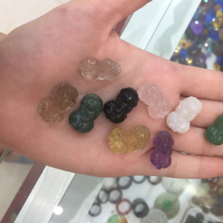 Tì hưu đá thạch anh mã não onix dùng làm mặt nhẫn